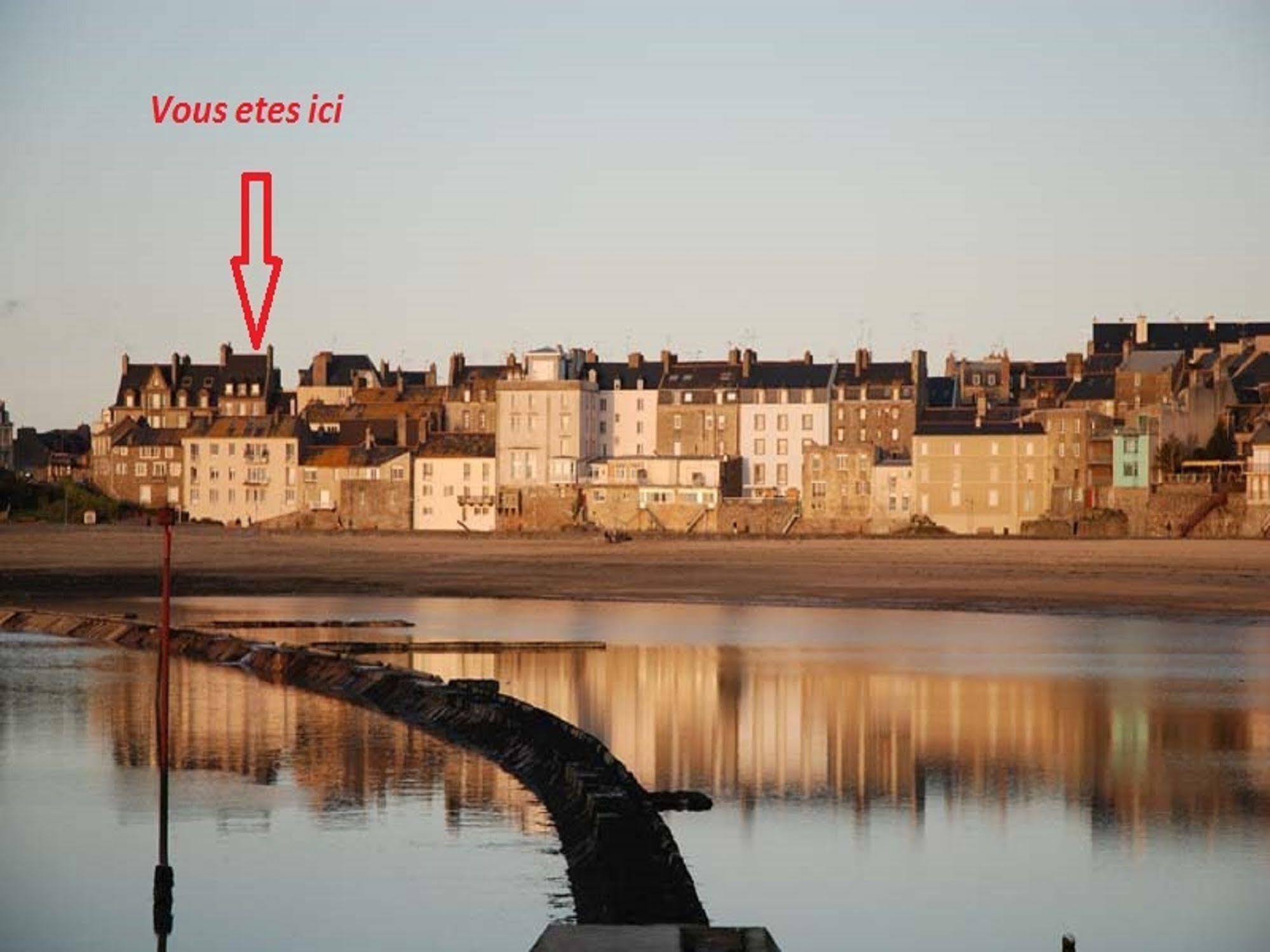 Appartement Saint Malo Vue Sur Mer Et Sur Intra Muros, Ferry, Plage Et Commerces A 50 M Buitenkant foto